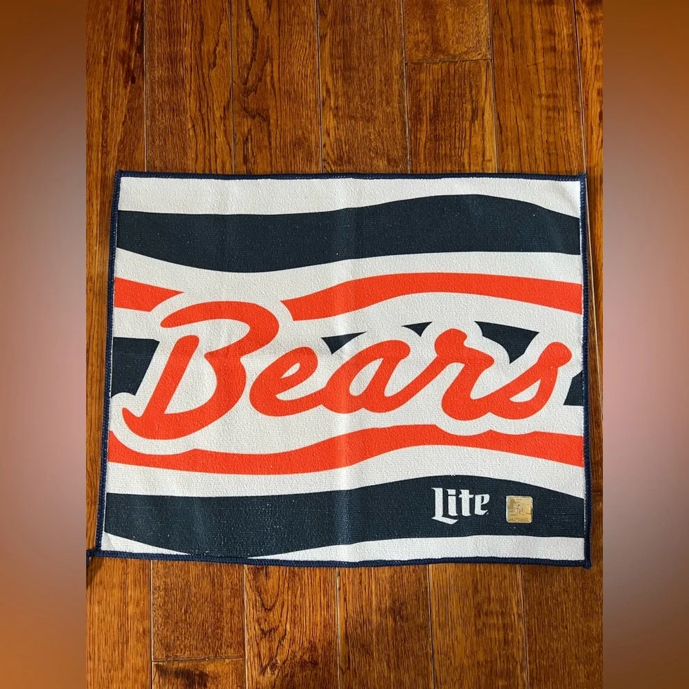 Chicago Bears Football Miller Lite Rally Towels Set of Two (2)